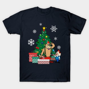 Magilla Gorilla And Mr Peebles Around The Christmas Tree T-Shirt